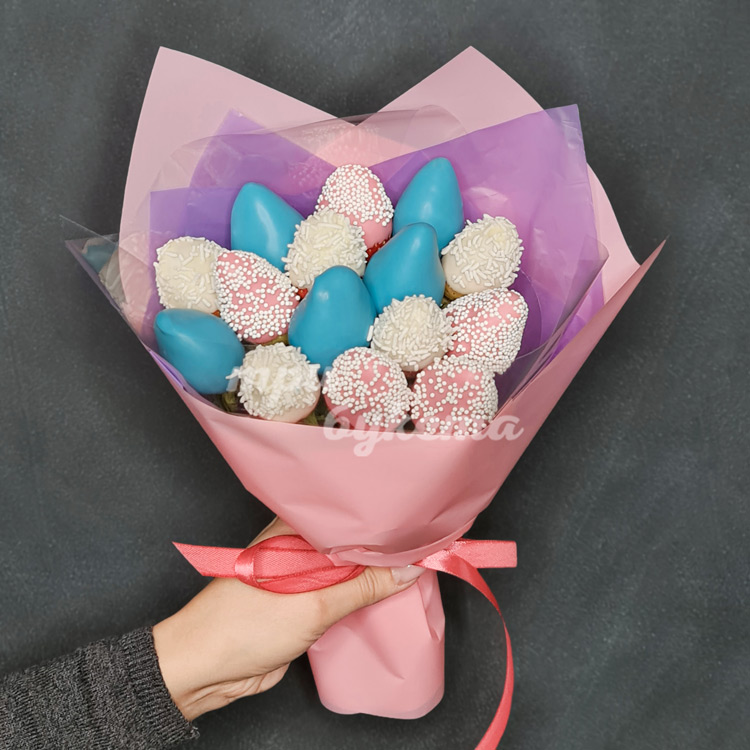 Букет из клубники в глазури (доп. фото 2)